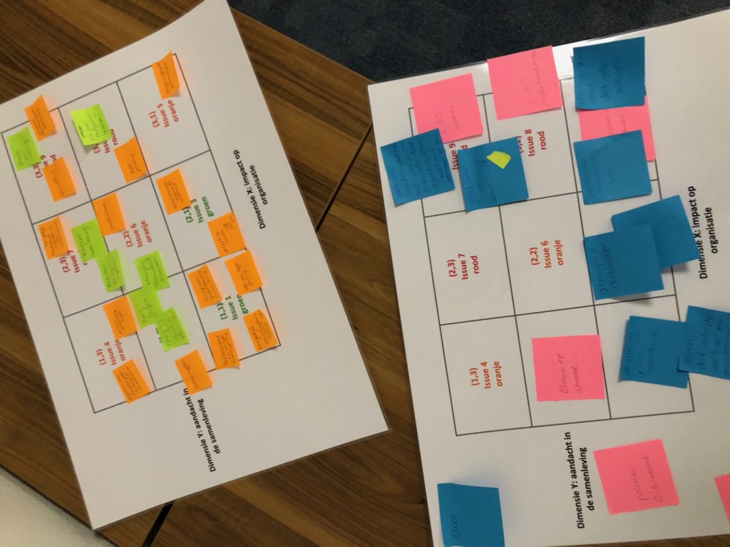 Werken met een zgh issuegrid (naar: Schoonman)